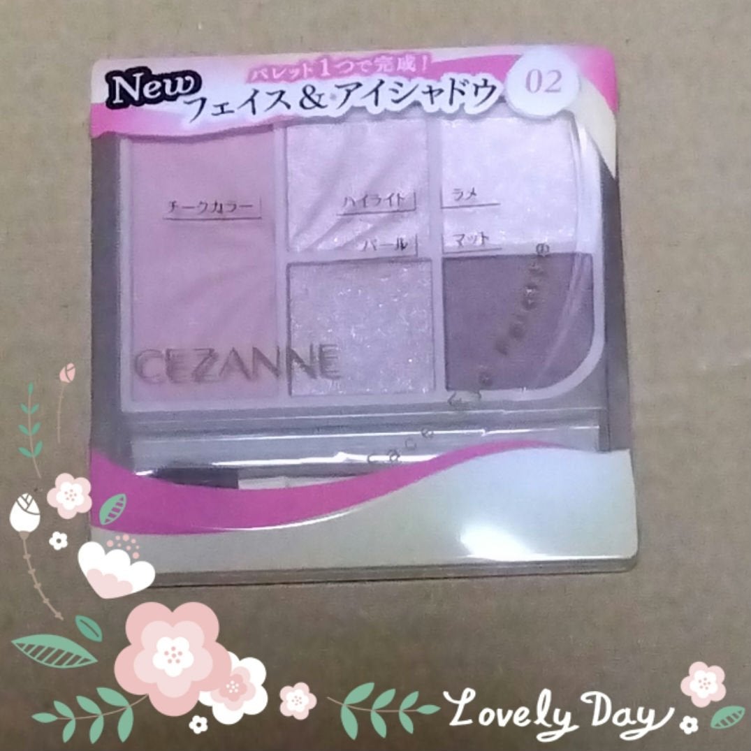 フェイスアイパレット/CEZANNE/アイシャドウを使ったクチコミ(1枚目)