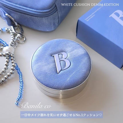 デニムエディション ホワイトクッション フィクサー/BANILA CO/クッションファンデーションを使ったクチコミ(2枚目)