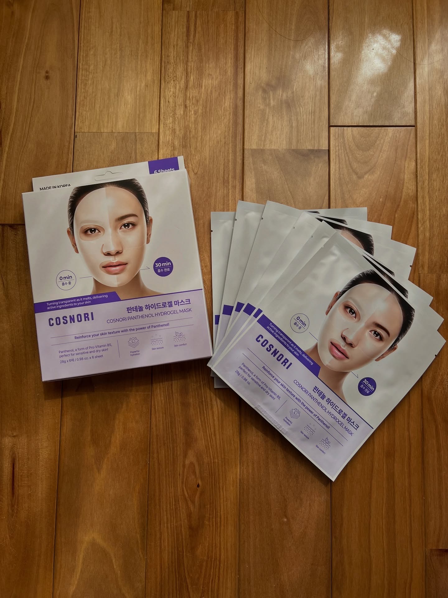 パンテノール ハイドロゲルマスクパック/COSNORI/シートマスク・パックを使ったクチコミ（1枚目）
