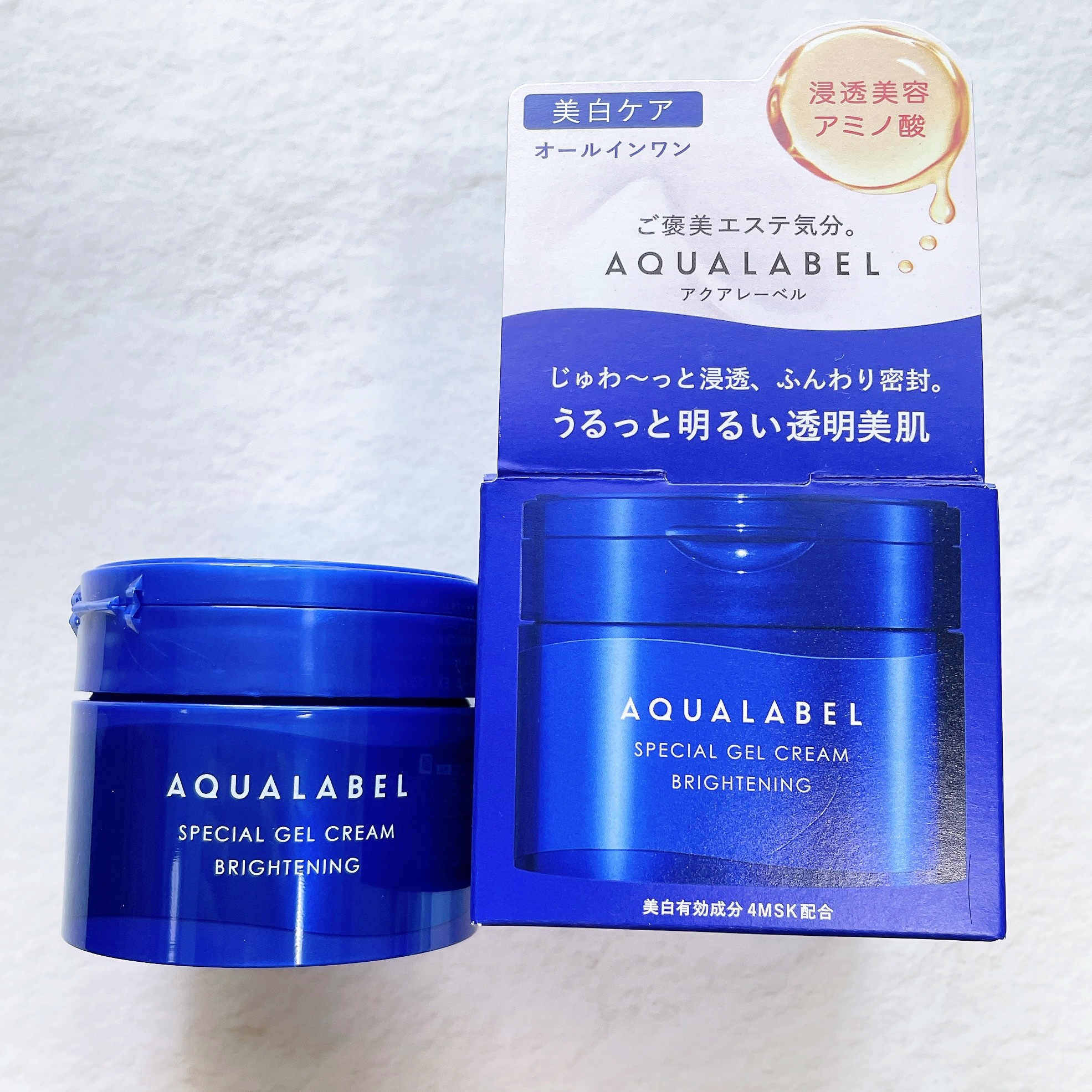 スペシャルジェルクリーム EX （ブライトニング）  本体（90g）/アクアレーベル/オールインワン化粧品を使ったクチコミ（2枚目）