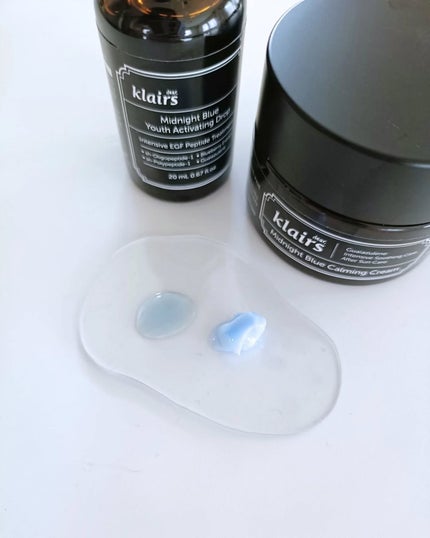 ミッドナイトブルーカーミングクリーム/Klairs/フェイスクリームを使ったクチコミ(6枚目)