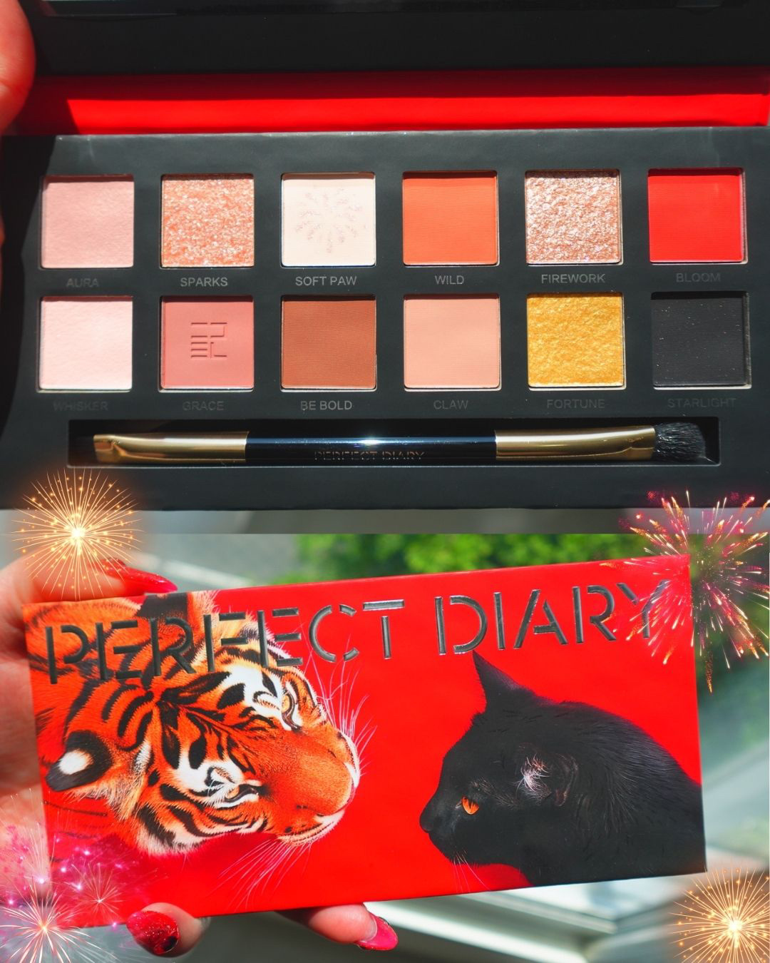 エクスプローラ12色 動物アイシャドウパレット/PERFECT DIARY/アイシャドウパレットを使ったクチコミ（2枚目）