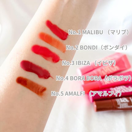 Sunset Dazzle Gloss Balm/unleashia/リップグロスを使ったクチコミ(3枚目)