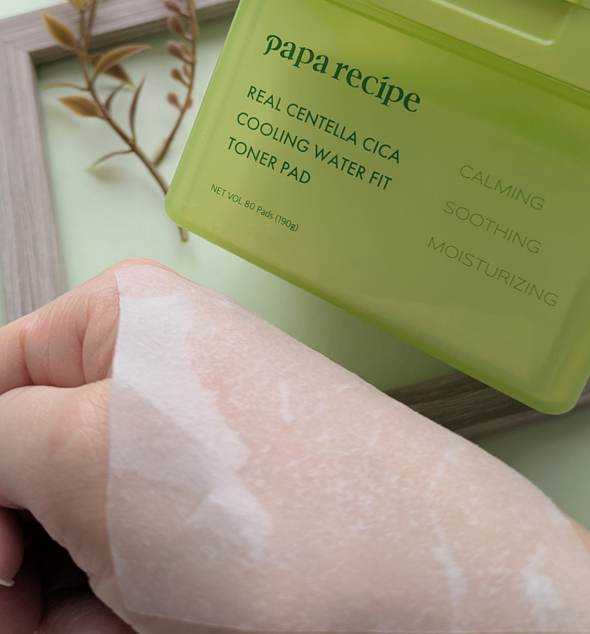 リアルセンテラシカクーリングウォーターフィットトナーパッド/PAPA RECIPE/トナーパッドを使ったクチコミ（3枚目）