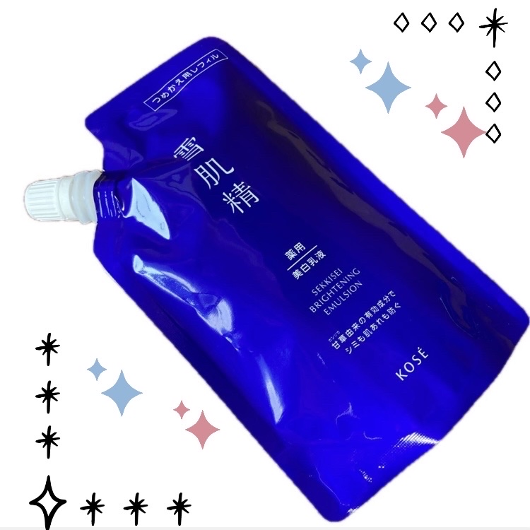 薬用雪肌精 ブライトニング エマルジョン つめかえ用 120ml/雪肌精/乳液を使ったクチコミ（1枚目）