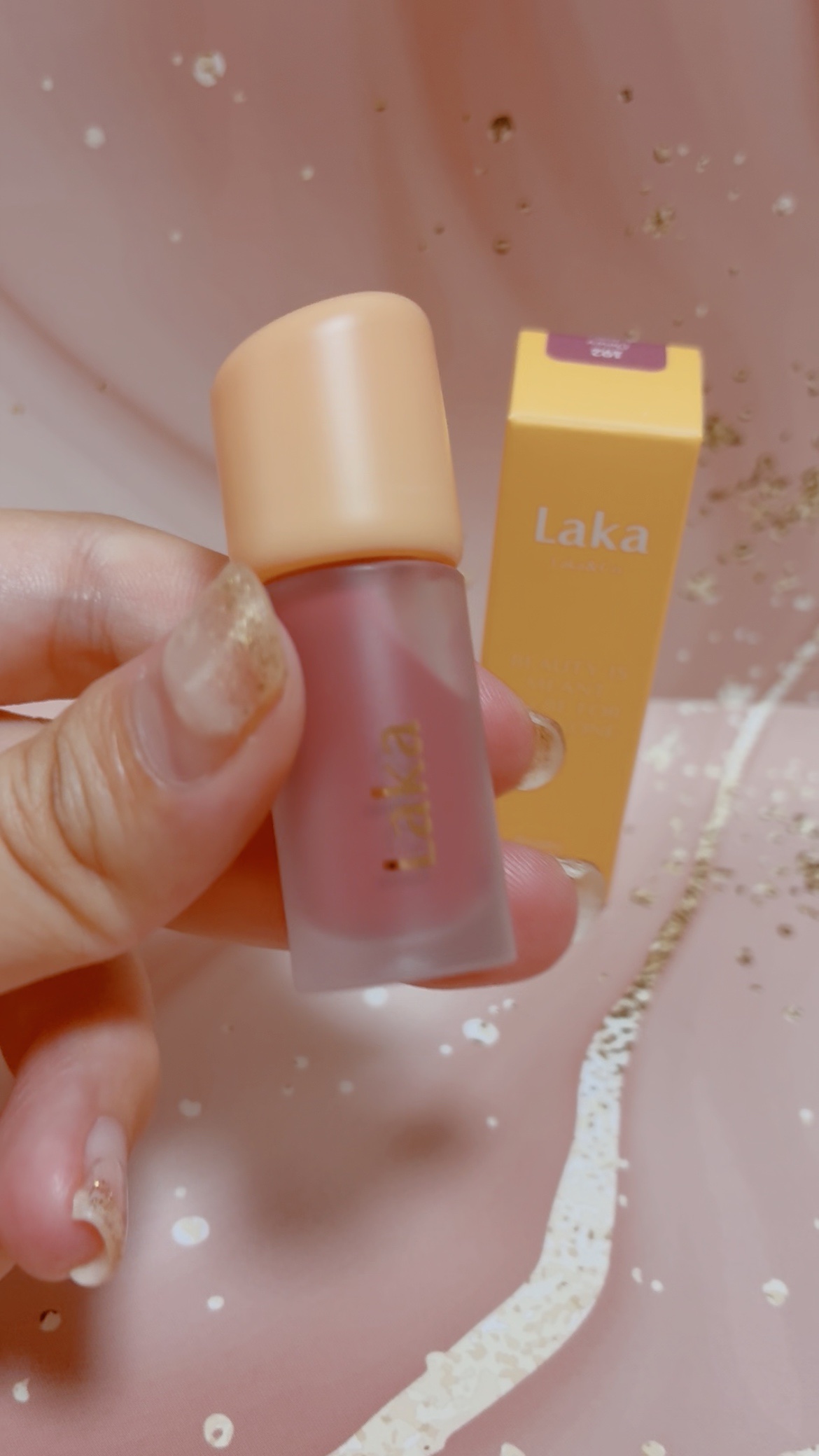 ポッピングバルーンティント/Laka/リップティントを使ったクチコミ（2枚目）