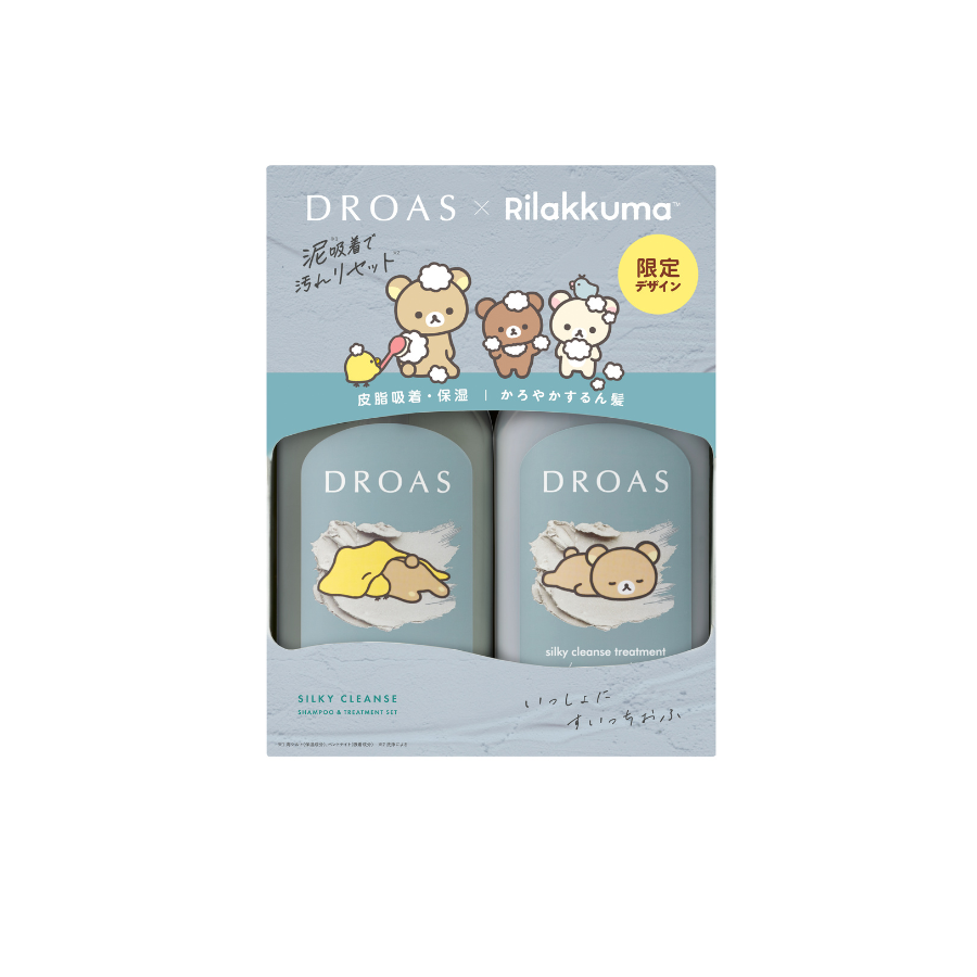 リラックマとDROASが初コラボ!スキンケア&ヘアケアの「リラックマコラボ シリーズ」が登場!の画像