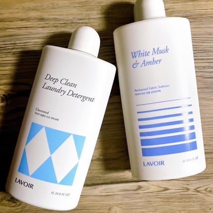 パフュームヴィーガン柔軟剤 ホワイトムスク&アンバー/LAVOIR/柔軟剤を使ったクチコミ(2枚目)