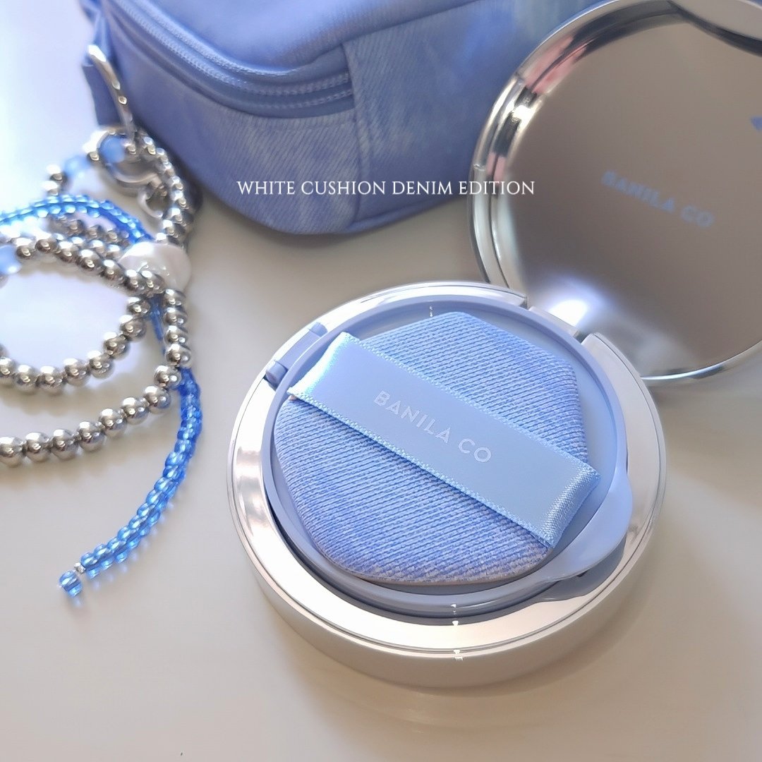 デニムエディション ホワイトクッション フィクサー/BANILA CO/クッションファンデーションを使ったクチコミ（3枚目）