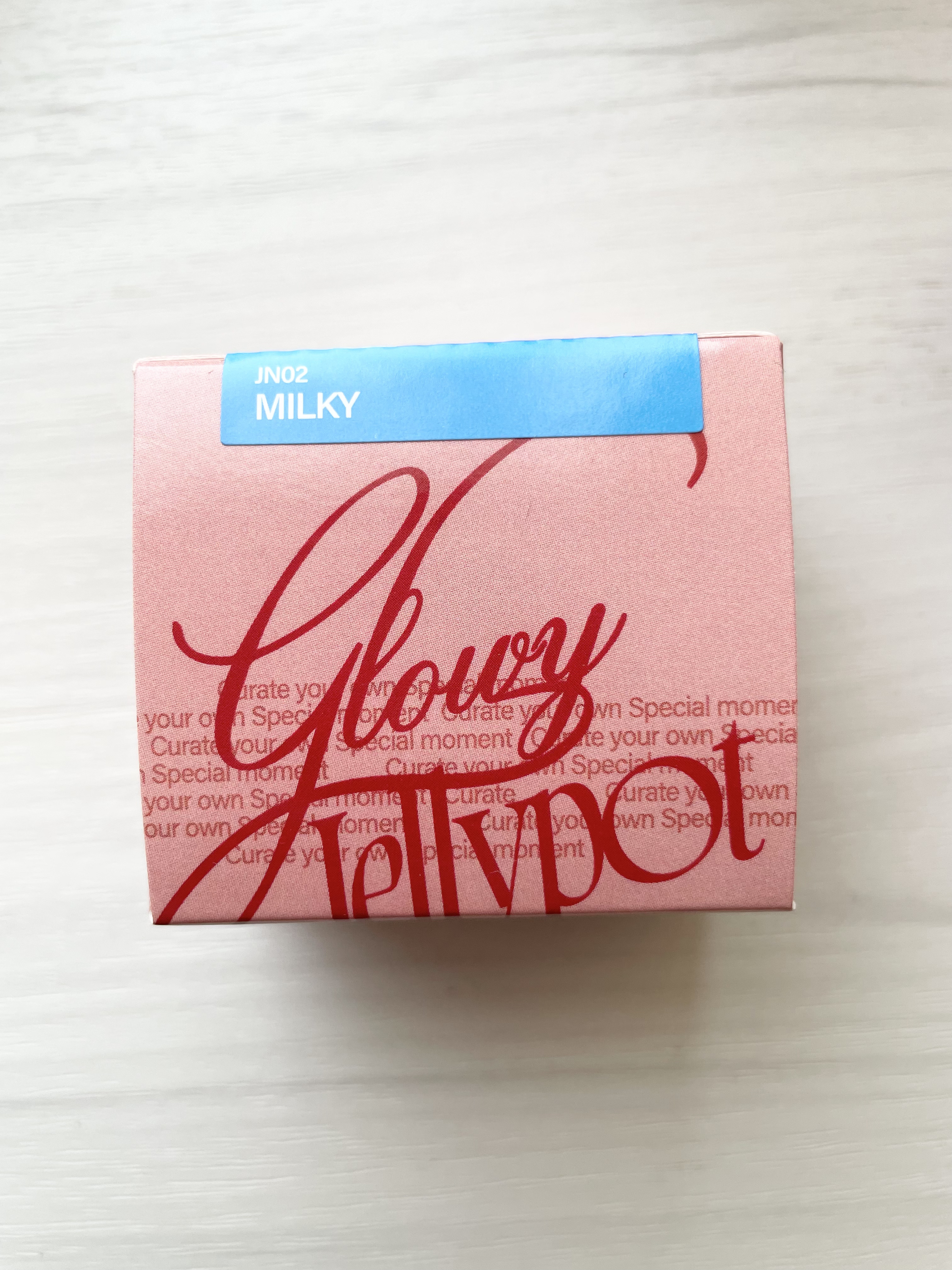 フィー リップアンドチーク グローイジェリーポット JN02 ミルキー/fwee/リップグロスを使ったクチコミ（3枚目）