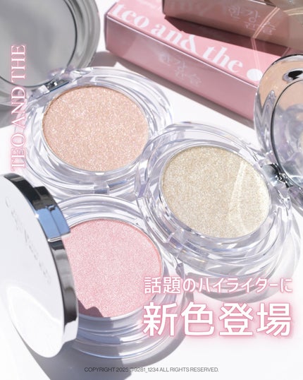 hangang yoonseul clear highlighter/TEO AND THE/パウダーハイライトを使ったクチコミ(1枚目)