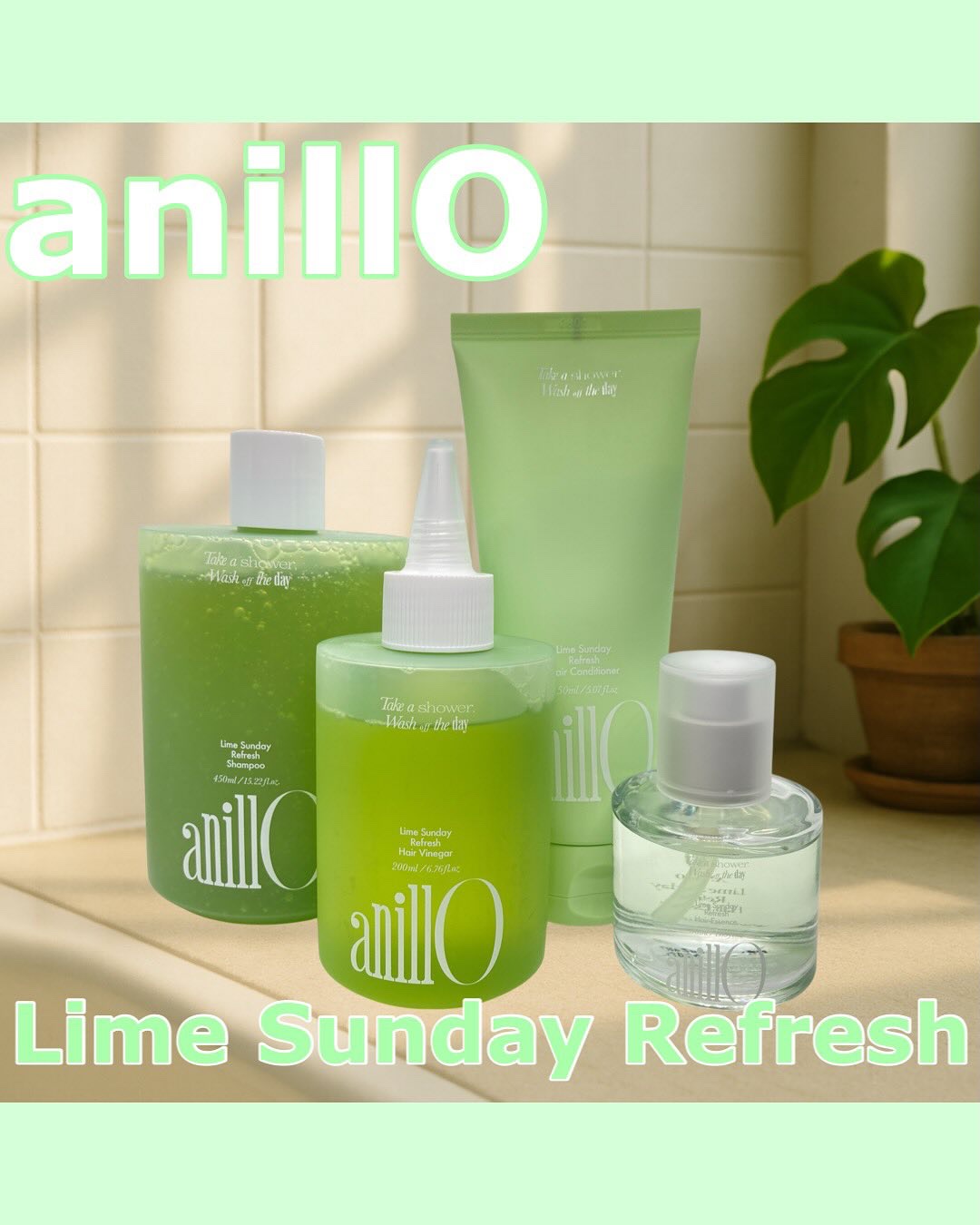 ライムサンデー リフレッシュヘアービネガー/ANILLO/頭皮クレンジングを使ったクチコミ（1枚目）