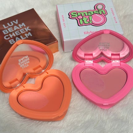 ラヴ ビーム チークバーム/lilybyred/ジェル・クリームチークを使ったクチコミ(2枚目)