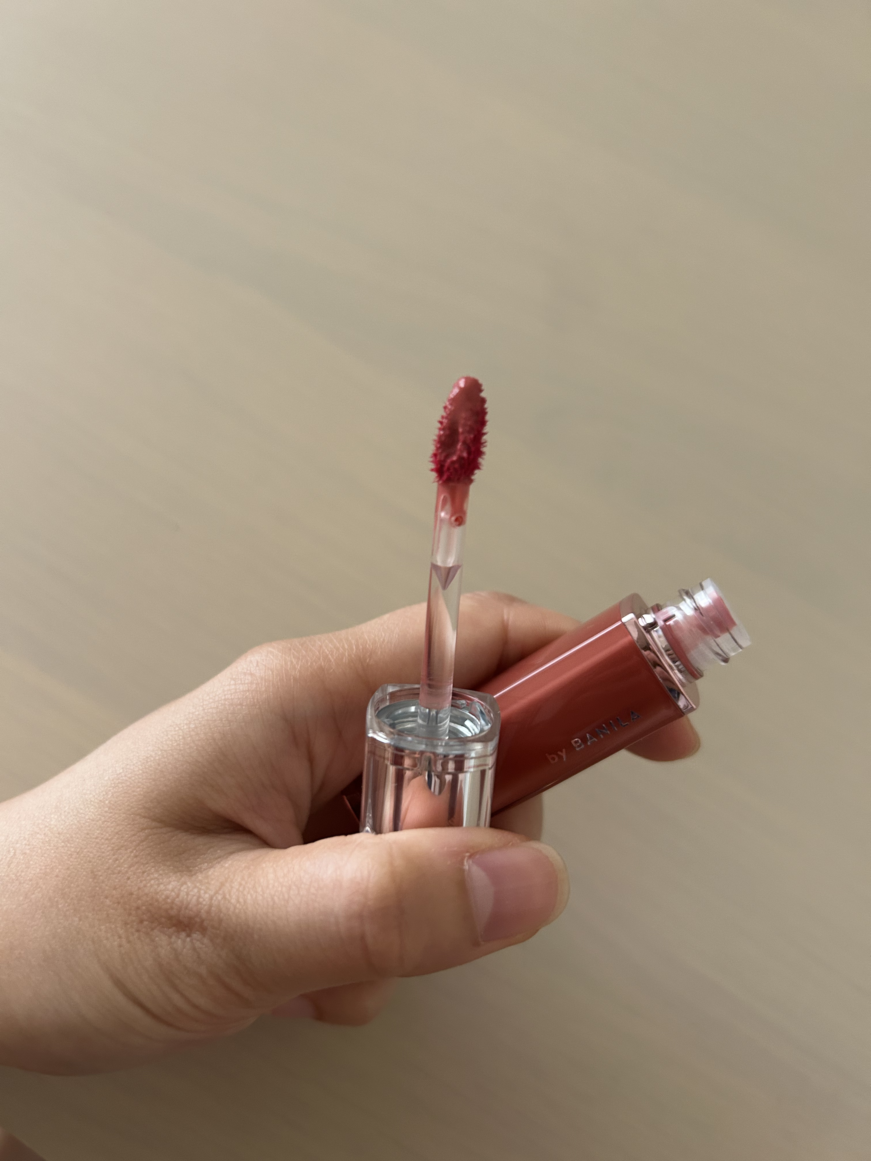 バニラコ デューグロウティント PK04 フラミンゴ/BANILA CO/リップティントを使ったクチコミ（2枚目）