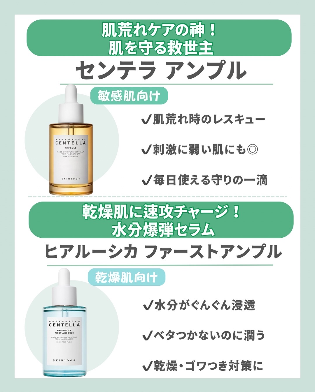 センテラ アンプル/SKIN1004/美容液を使ったクチコミ（3枚目）