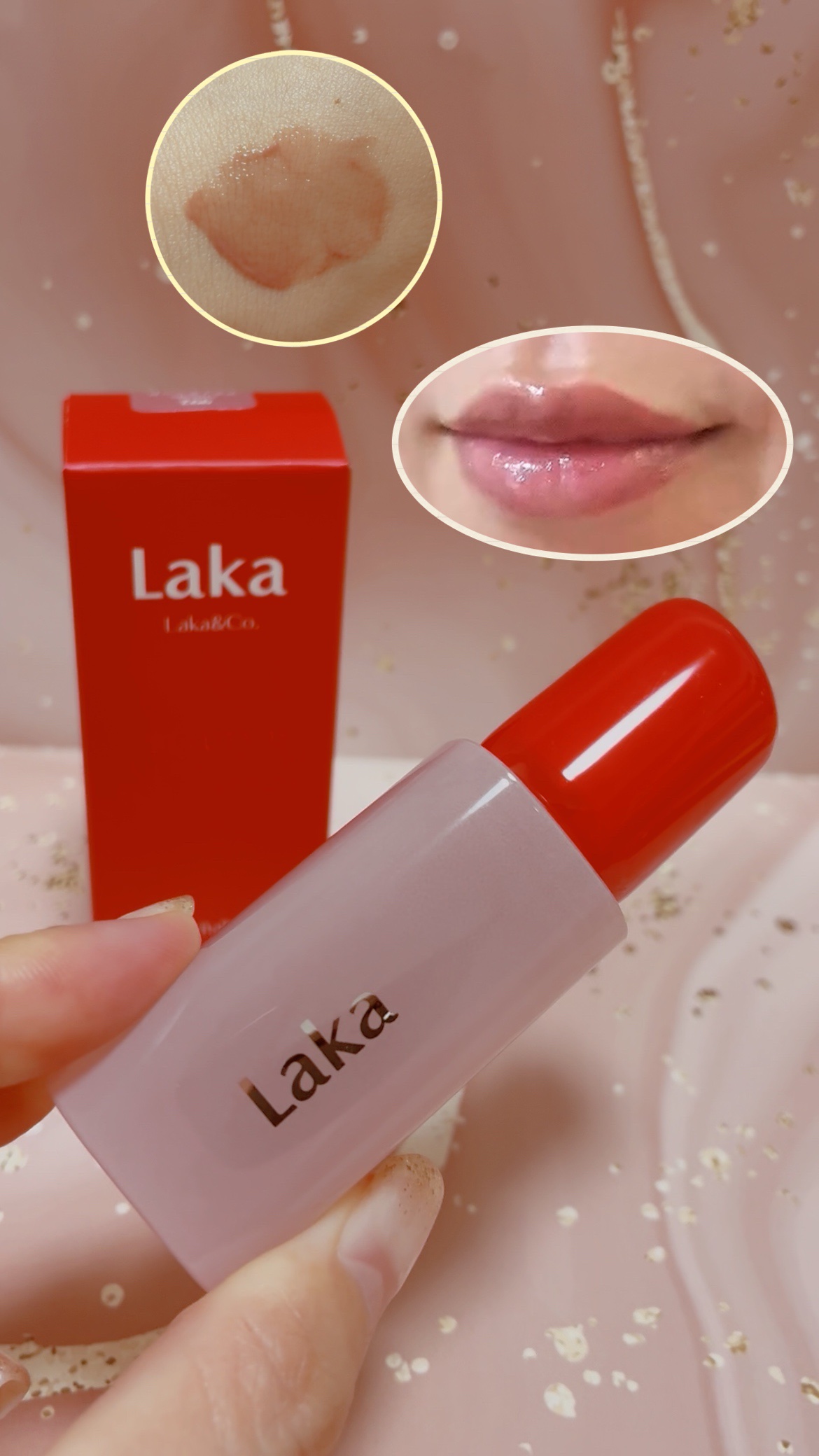 ポッピングバルーンティント/Laka/リップティントを使ったクチコミ（1枚目）