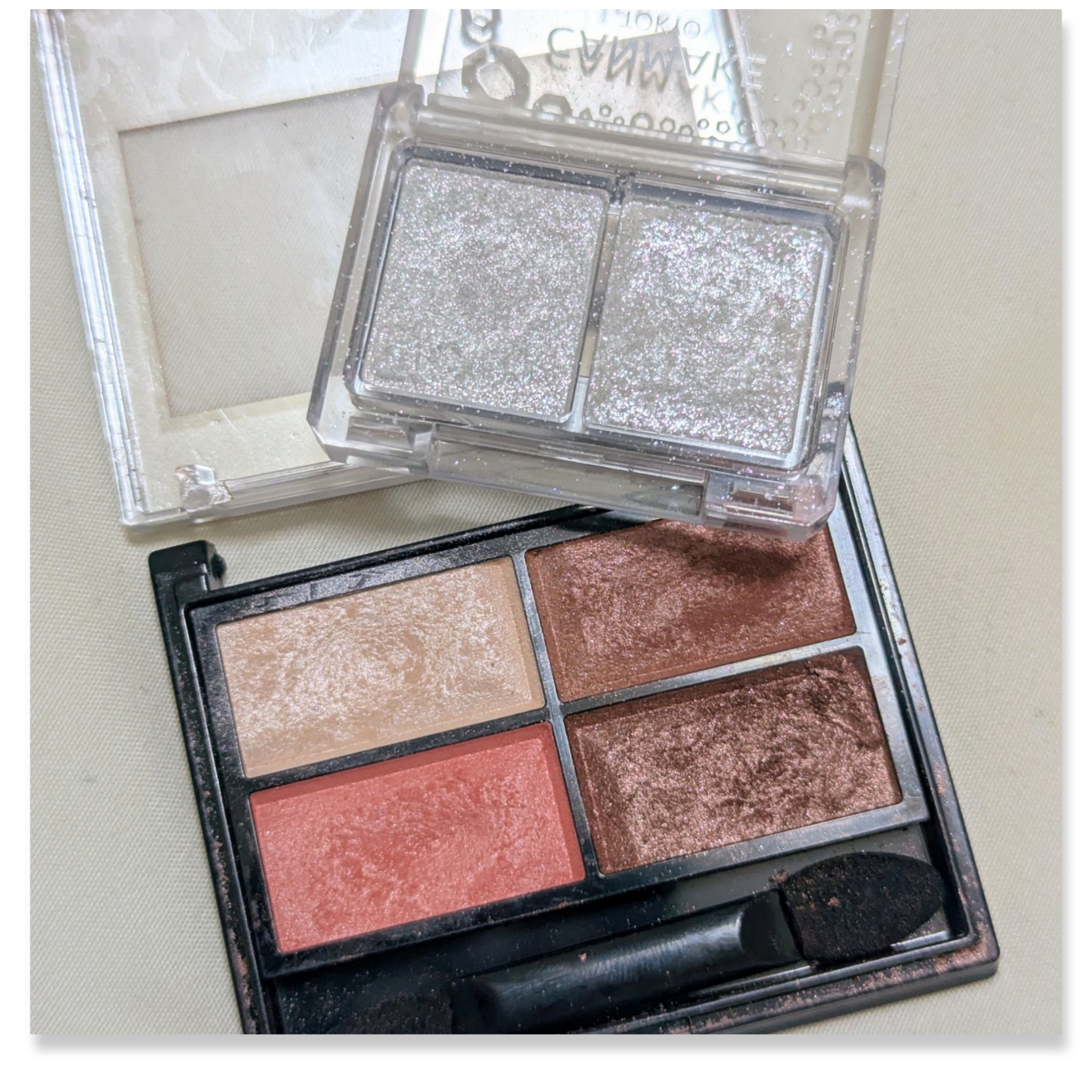 ジュエリーシャドウベール/キャンメイク/アイシャドウパレットを使ったクチコミ（3枚目）