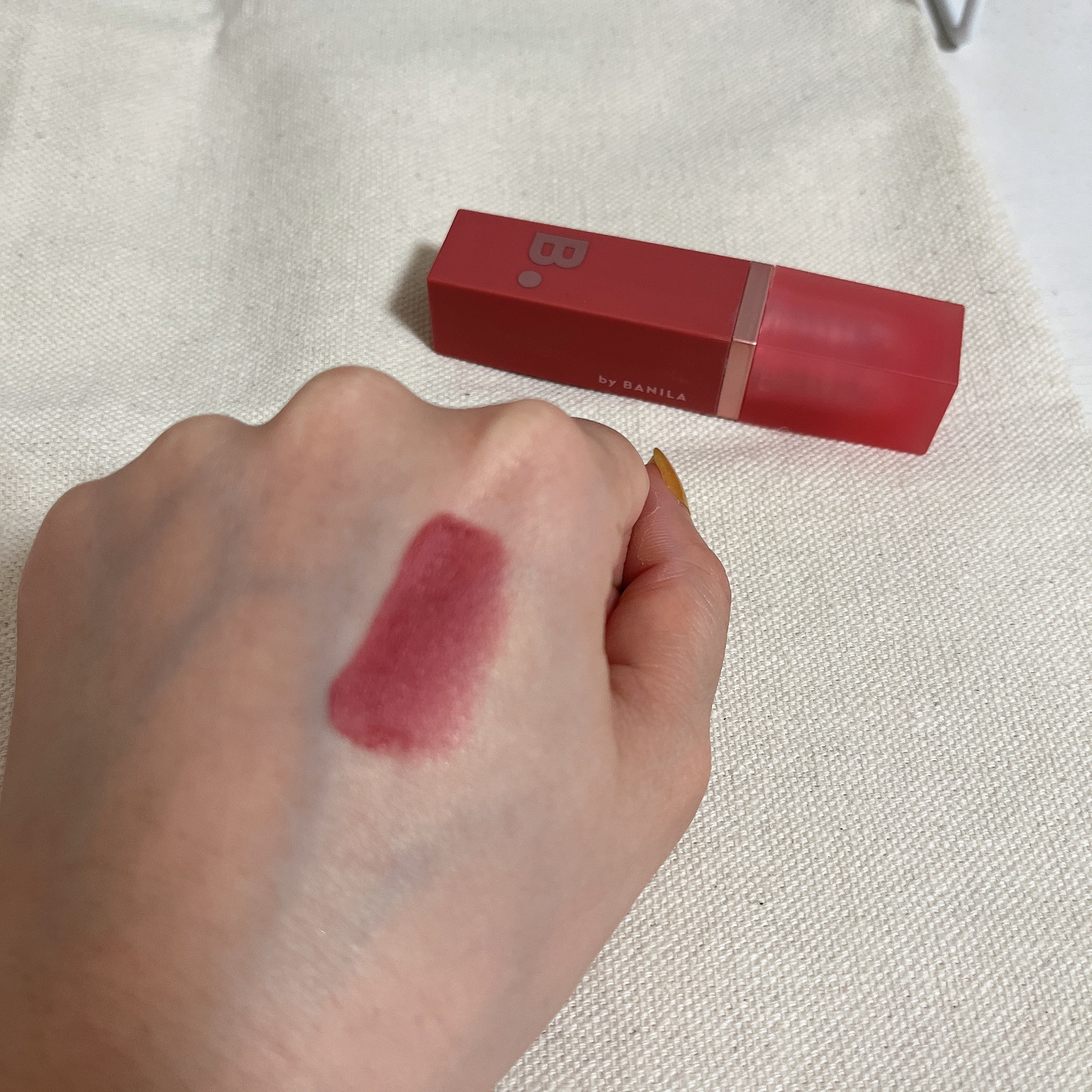 シアーベルベットベールティント /BANILA CO/リップティントを使ったクチコミ（2枚目）