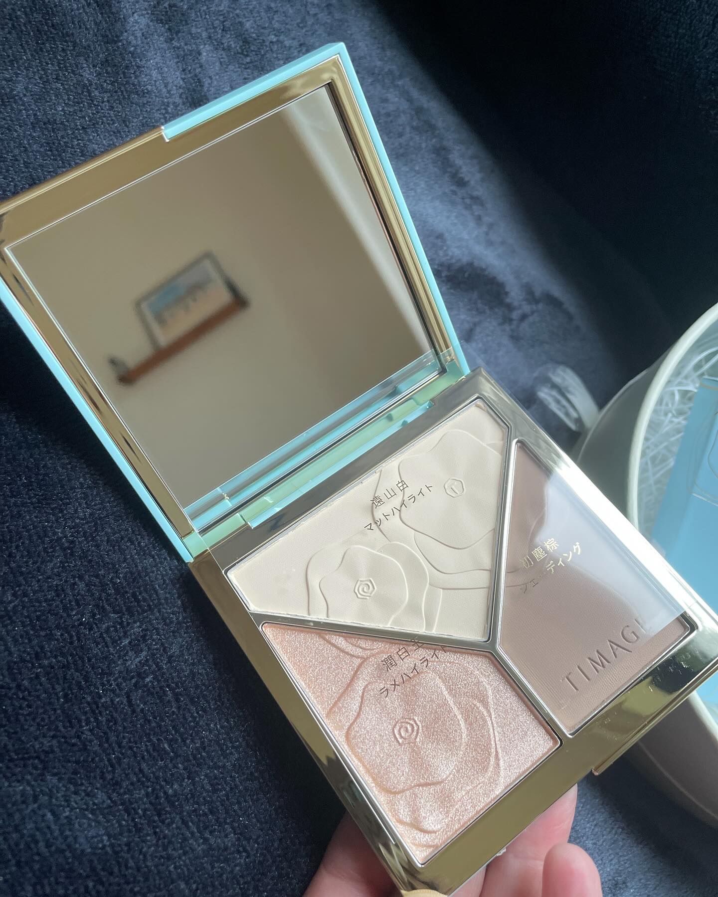 ハイライトシェーディングパレット/TIMAGE/パウダーハイライトを使ったクチコミ（2枚目）