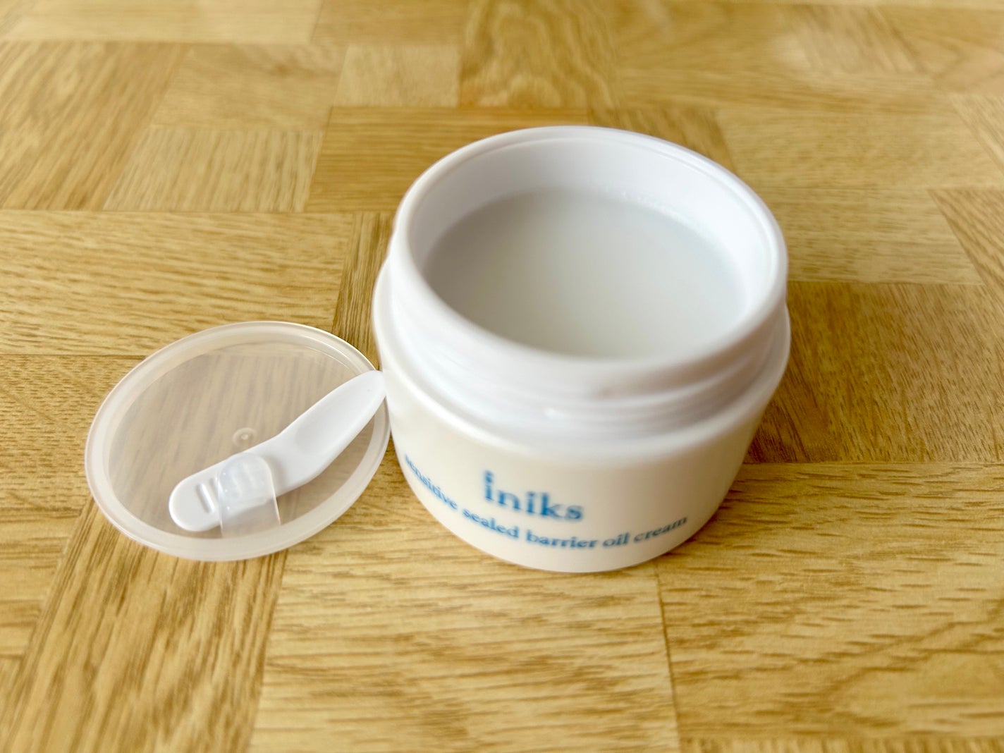 iniks センシティブ シールドバリア オイルクリーム N 【医薬部外品】/iniks/フェイスクリームを使ったクチコミ(2枚目)