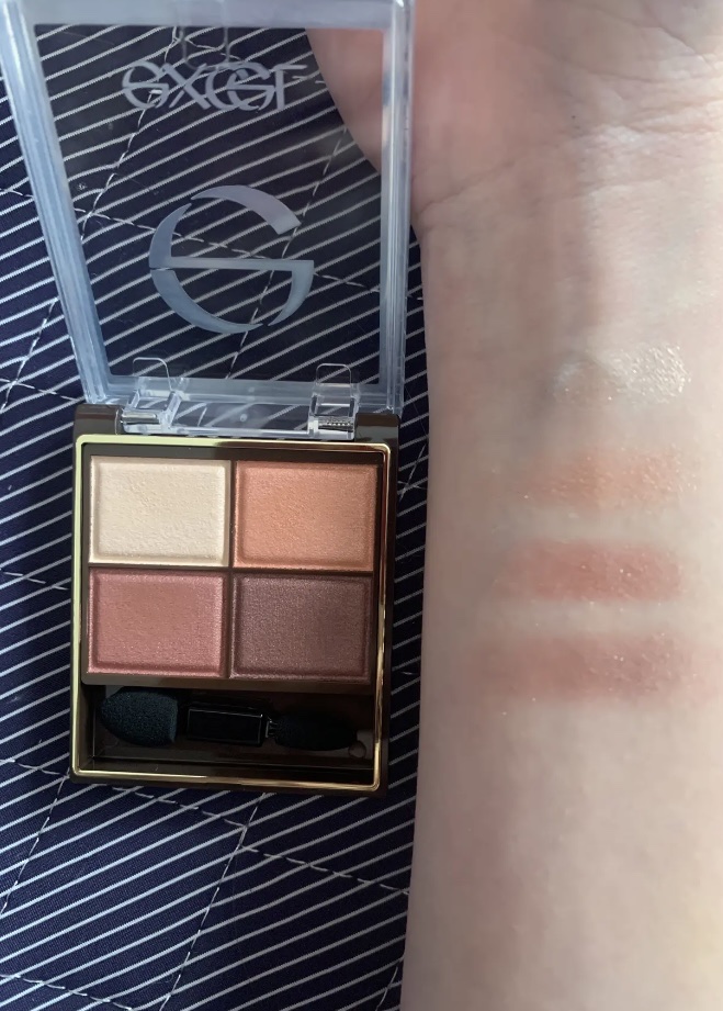 リアルクローズシャドウ/excel/アイシャドウパレットを使ったクチコミ（2枚目）