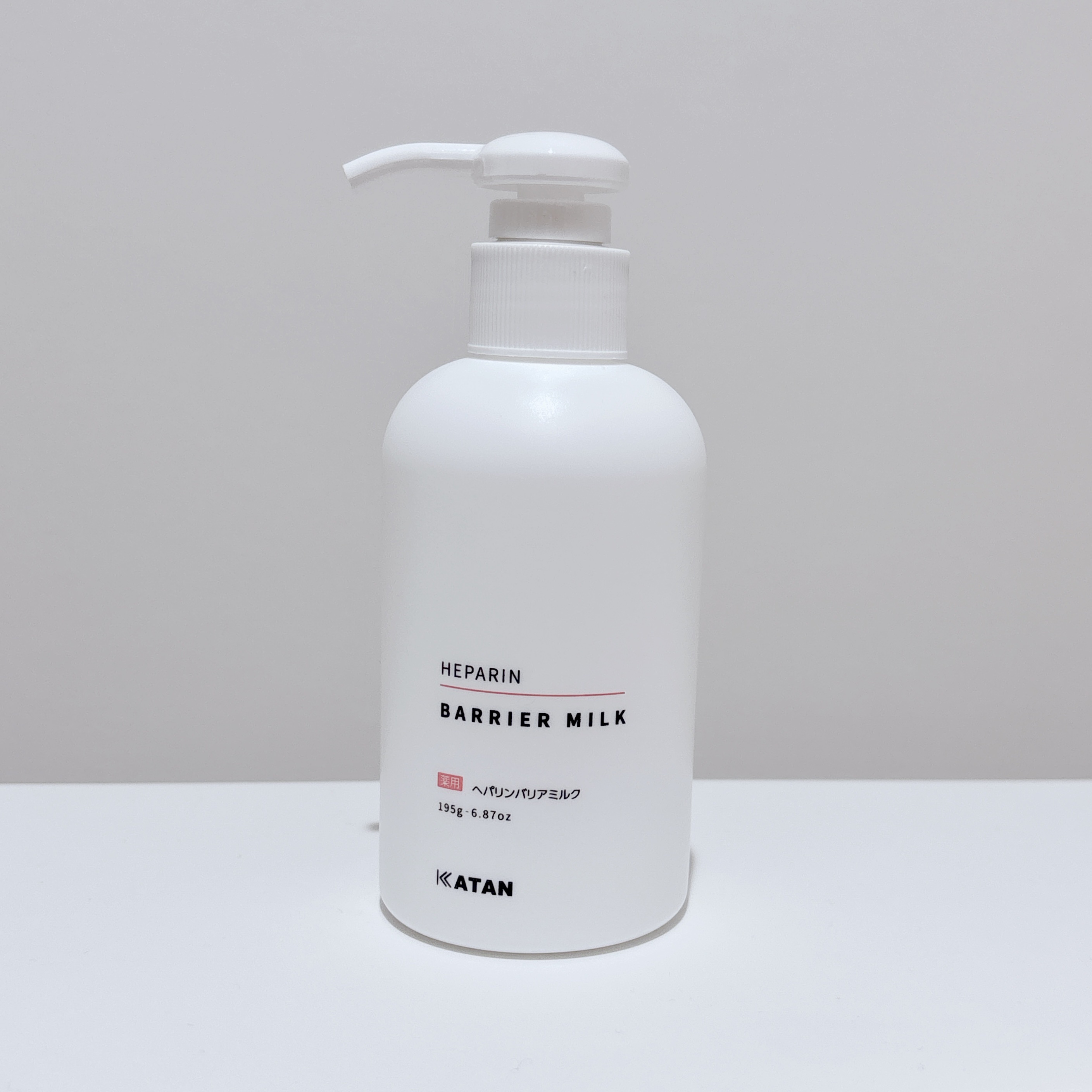 薬用ヘパリンバリアミルク/KATAN/ボディミルクを使ったクチコミ（1枚目）