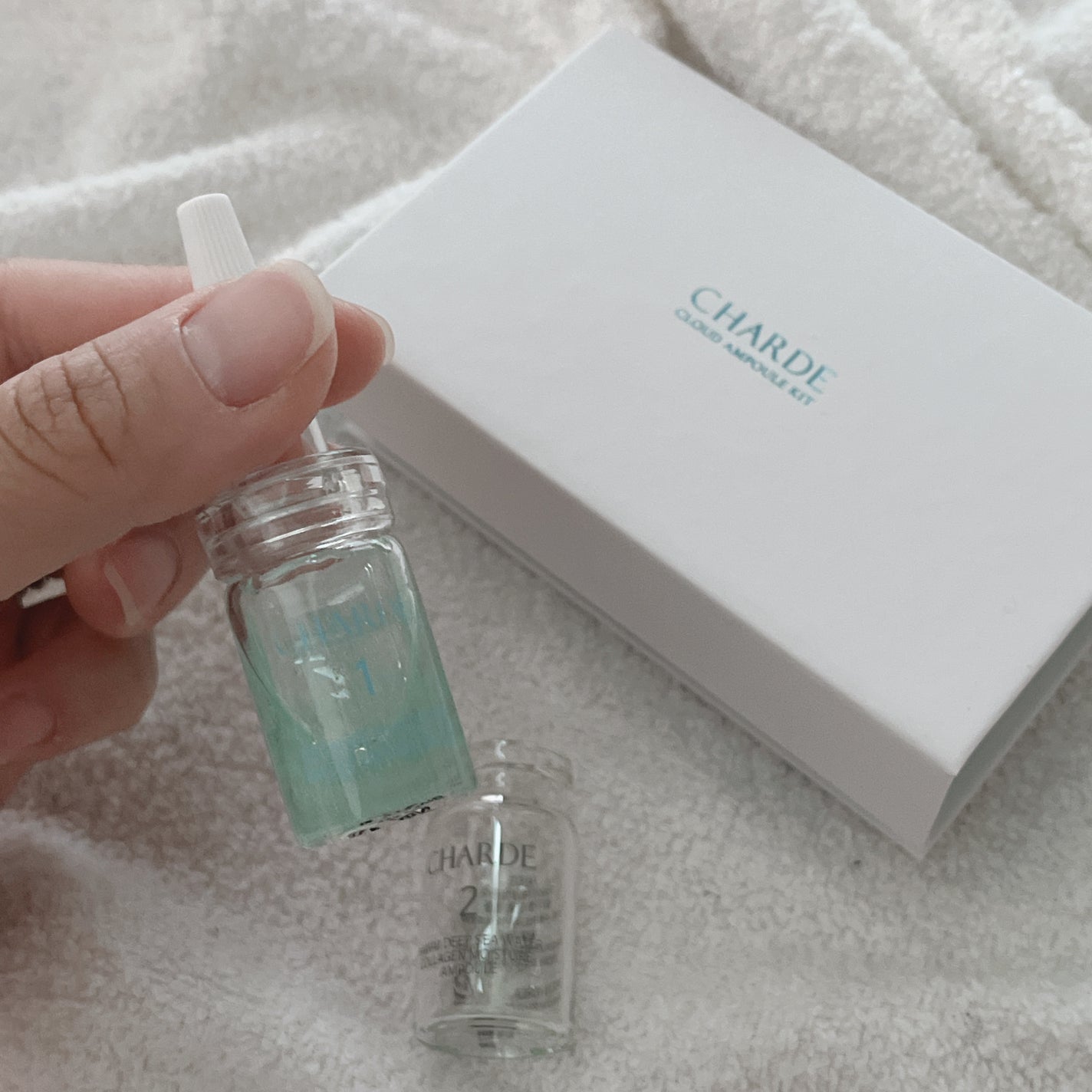 クラウドアンプル 1week キット/CHARDE/美容液を使ったクチコミ(4枚目)