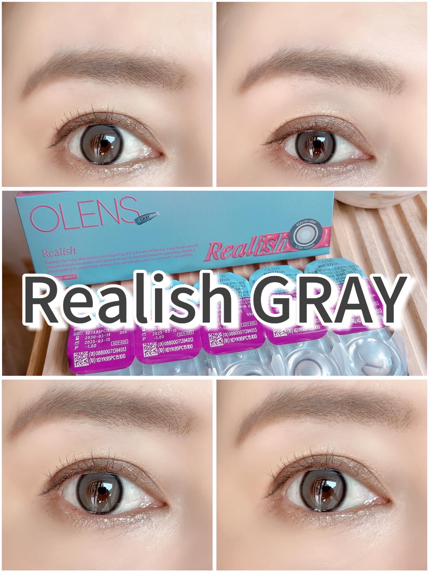 Realish 1day/OLENS/ワンデー（１DAY）カラコンを使ったクチコミ（3枚目）