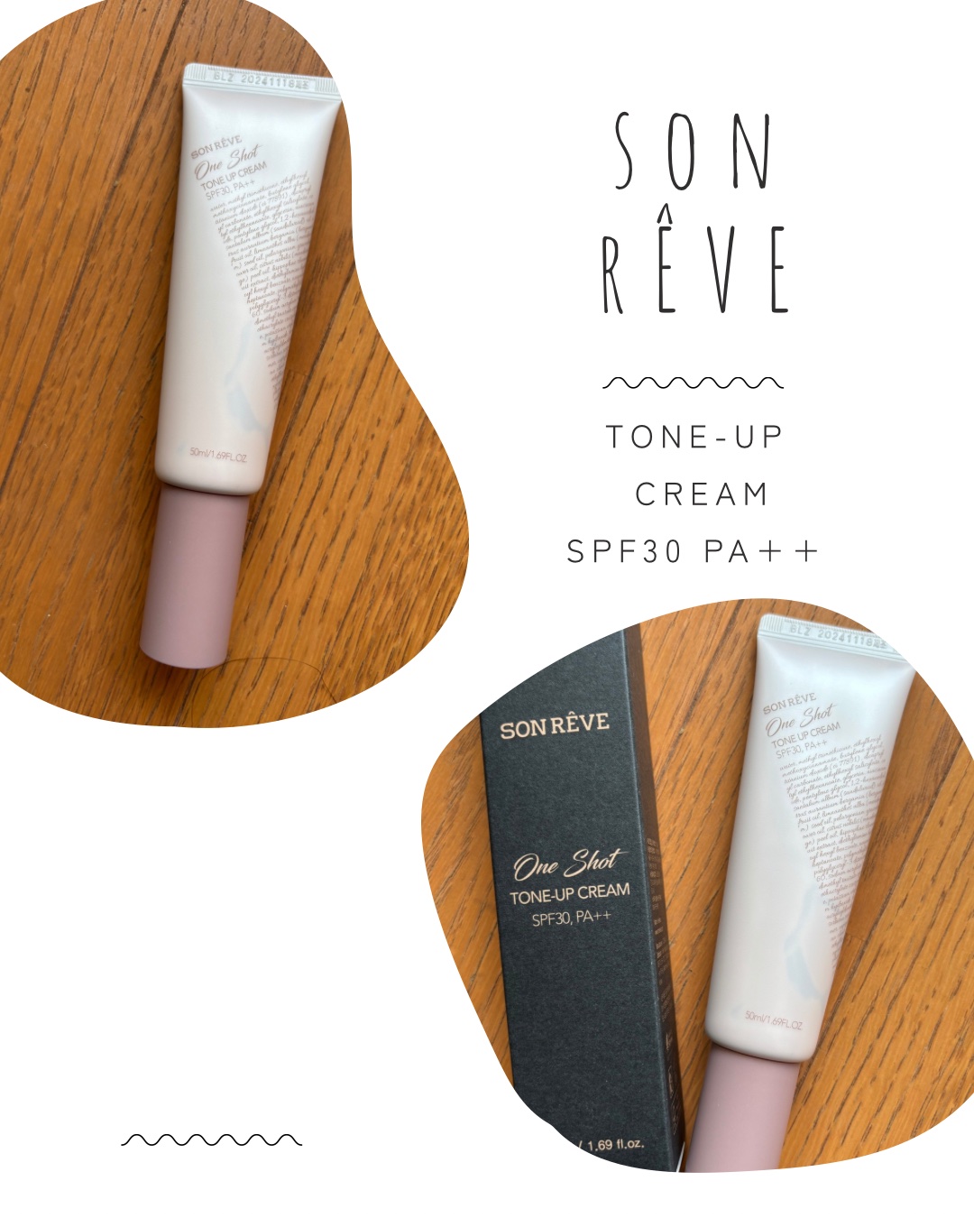 One Shot TONE UP CREAM/son reve/化粧下地を使ったクチコミ（1枚目）