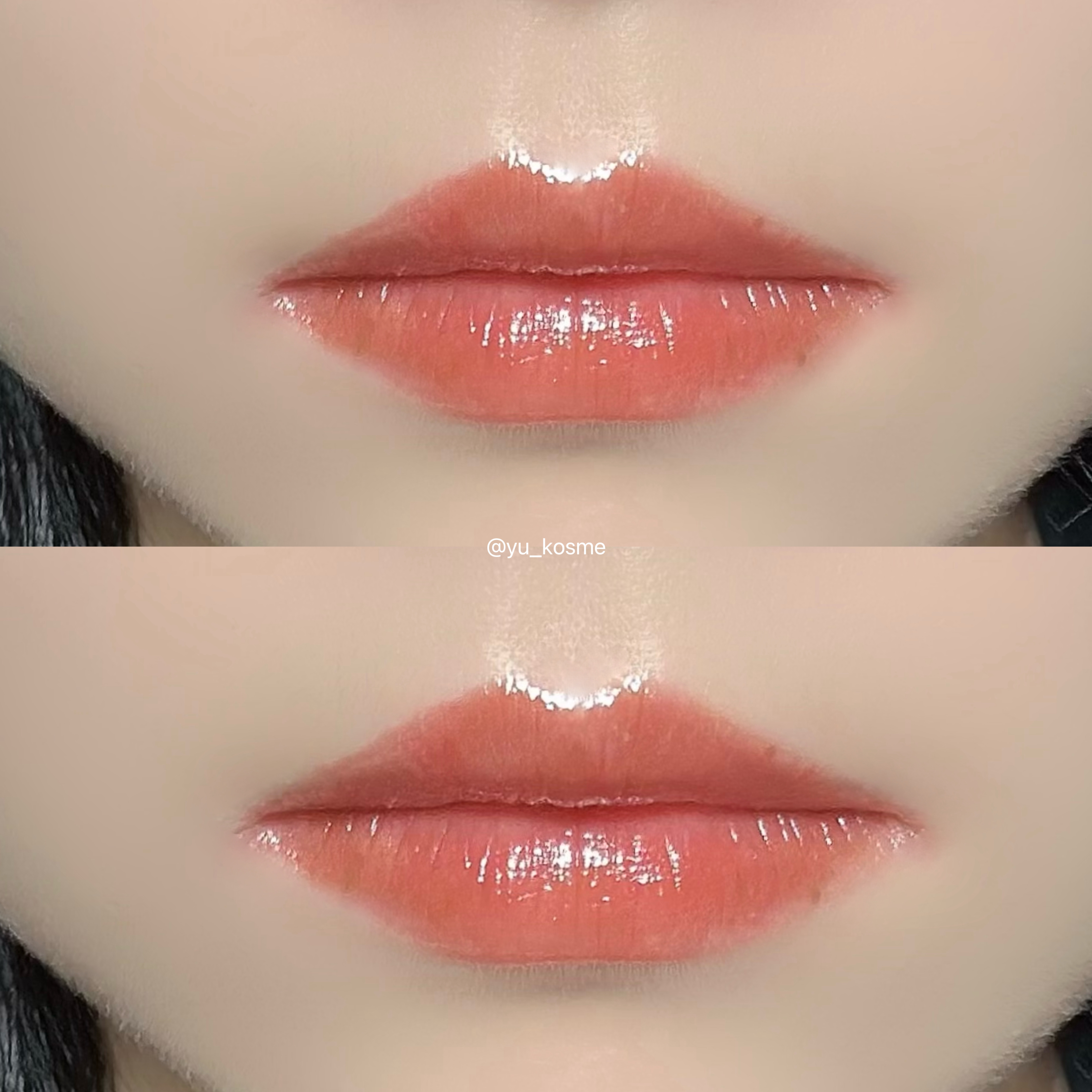 クチュールリップティントグレイズ/espoir/リップティントを使ったクチコミ（3枚目）