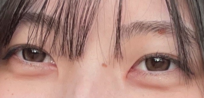 藤 on LIPS 「わてしの人生カラコンLARMEバターココア👈屋外 屋内👉どっち..」(2枚目)