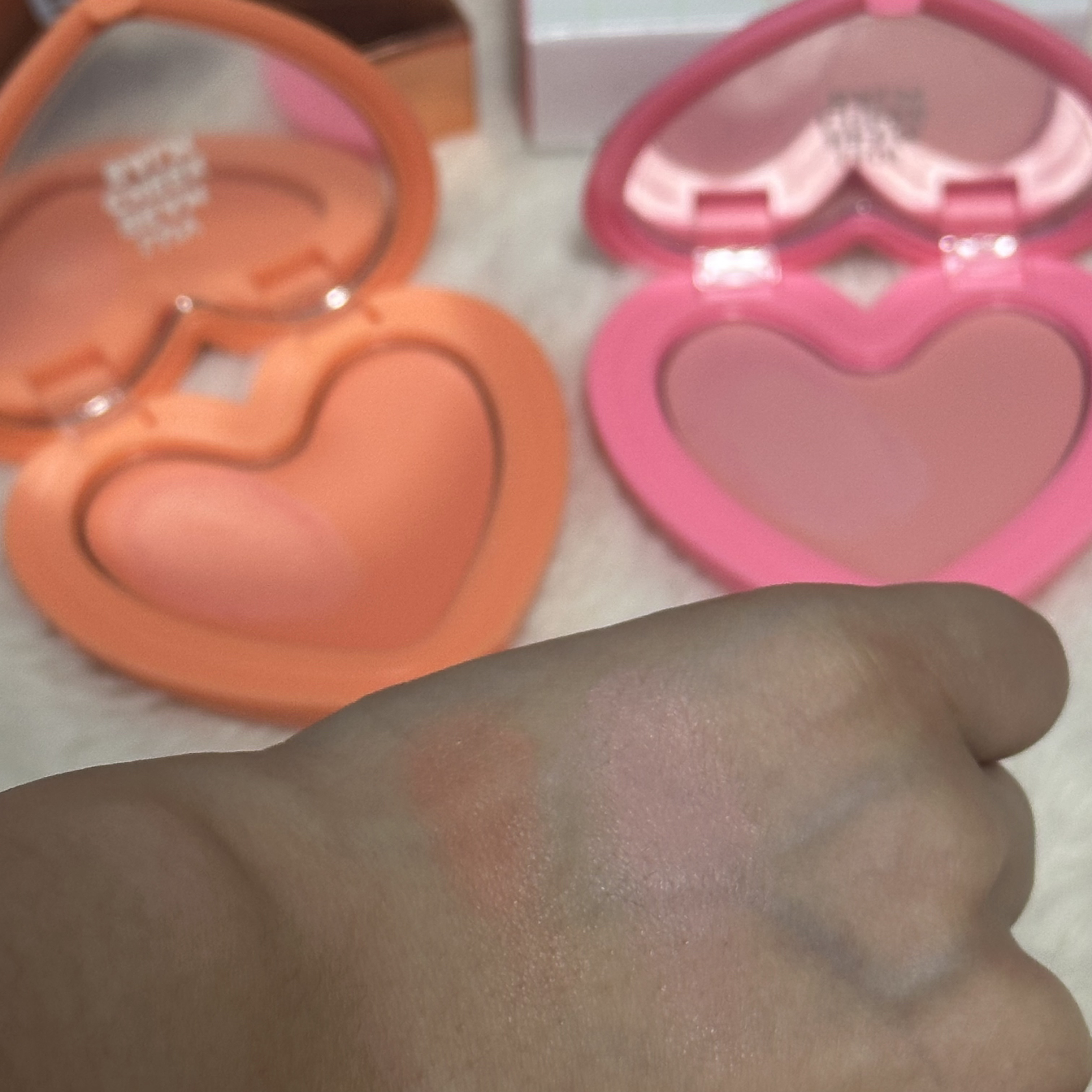 ラヴ ビーム チークバーム/lilybyred/ジェル・クリームチークを使ったクチコミ（3枚目）