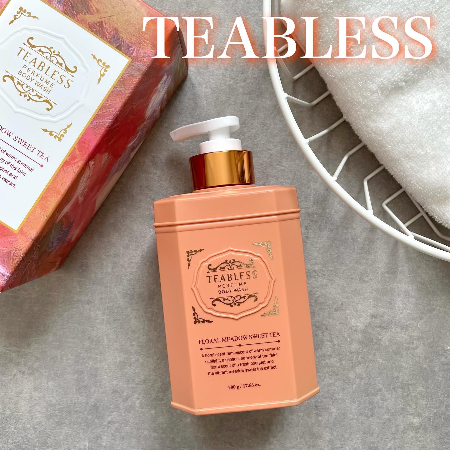 フローラル メドウ スイートティー  パフュームボディソープ/TEABLESS/ボディソープを使ったクチコミ（1枚目）