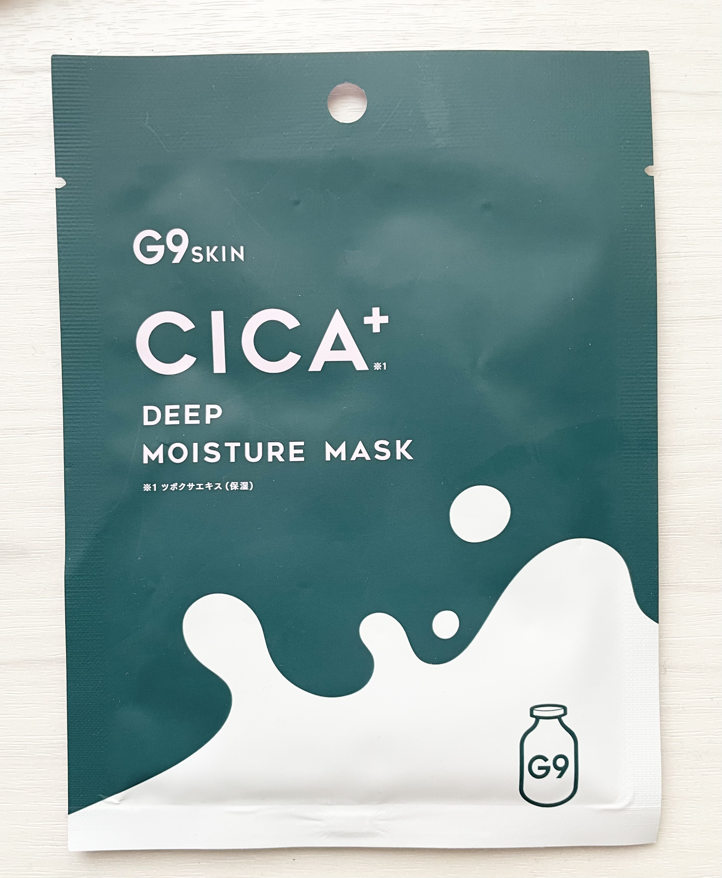 シカプラス ディープモイスチャーマスク １枚/G9SKIN/シートマスク・パックを使ったクチコミ（1枚目）