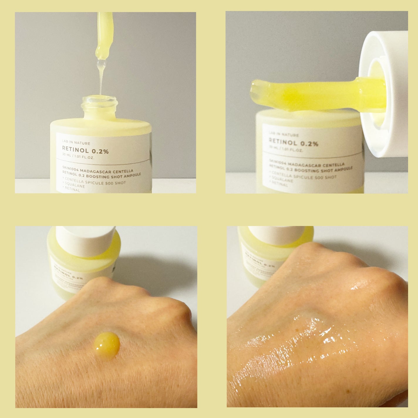 レチノール 0.2 ブースティングショット アンプル/SKIN1004/美容液を使ったクチコミ(4枚目)