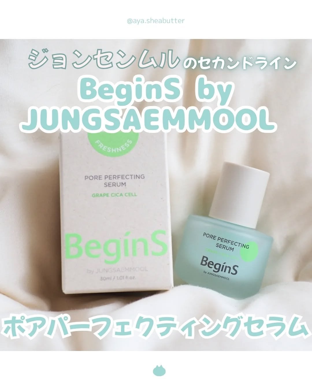 Pore Perfecting Serum/BeginS by JUNGSAEMMOOL/美容液を使ったクチコミ(1枚目)