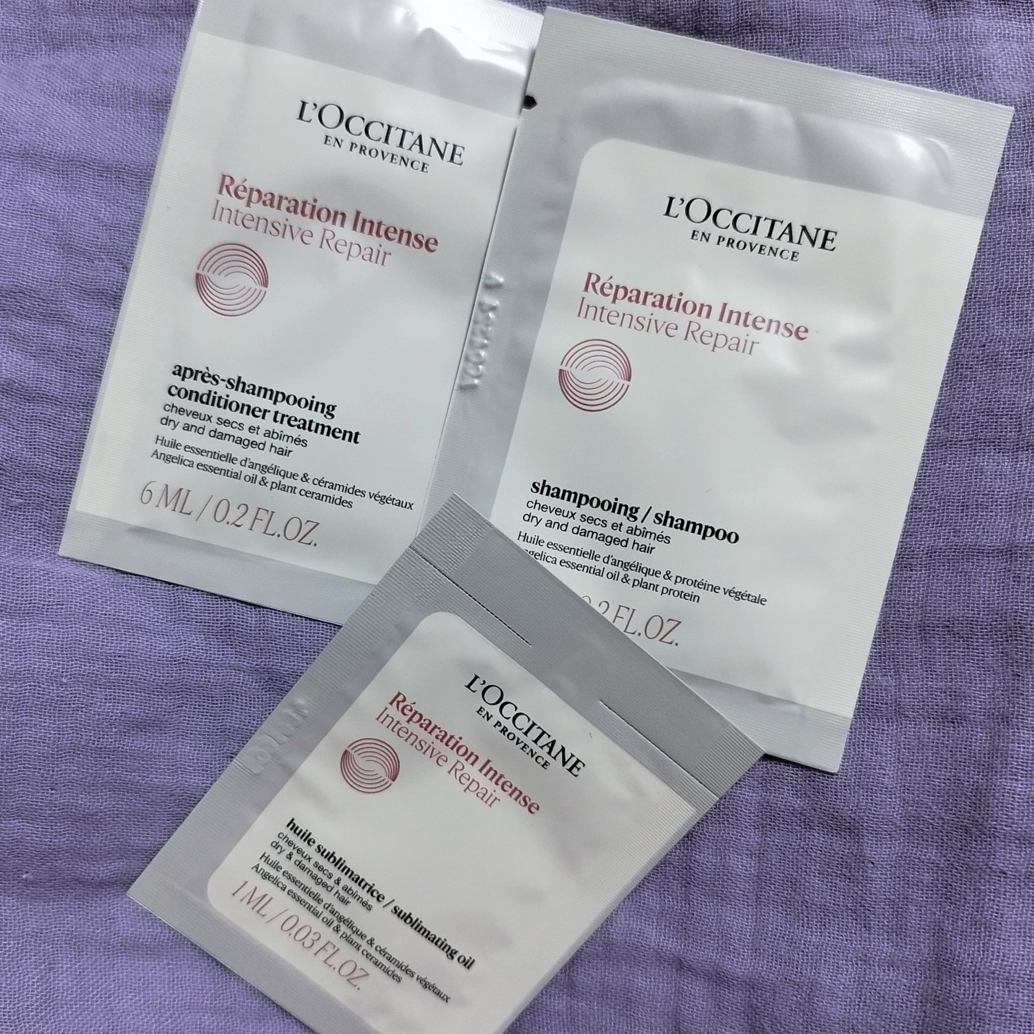 インテンシヴリペア シャンプー/コンディショナー/L'OCCITANE/市販シャンプーを使ったクチコミ（1枚目）