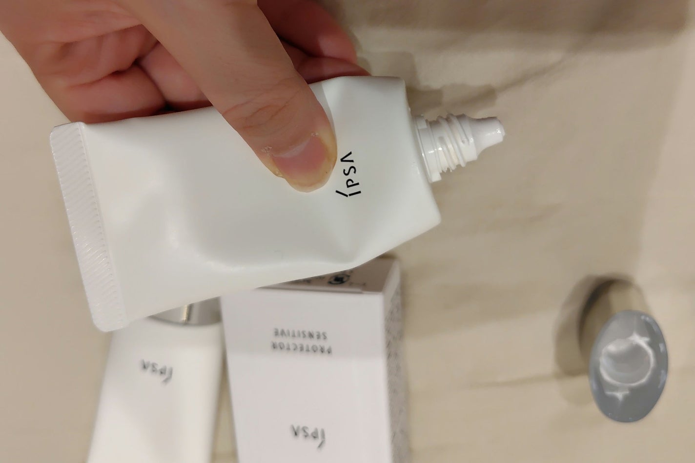 プロテクター センシティブex/IPSA/日焼け止めクリームを使ったクチコミ(2枚目)