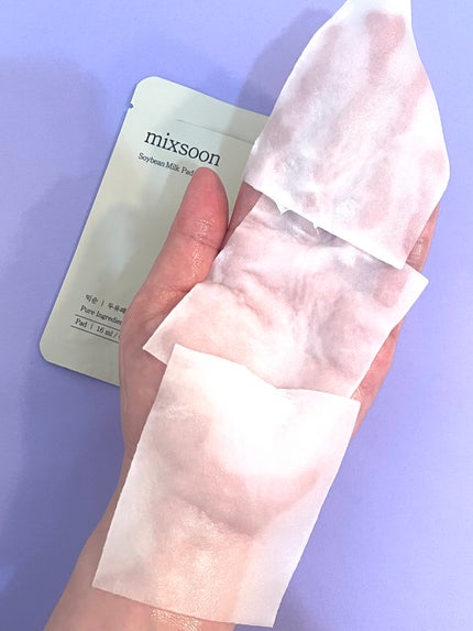 豆乳パッド/mixsoon/トナーパッドを使ったクチコミ(2枚目)