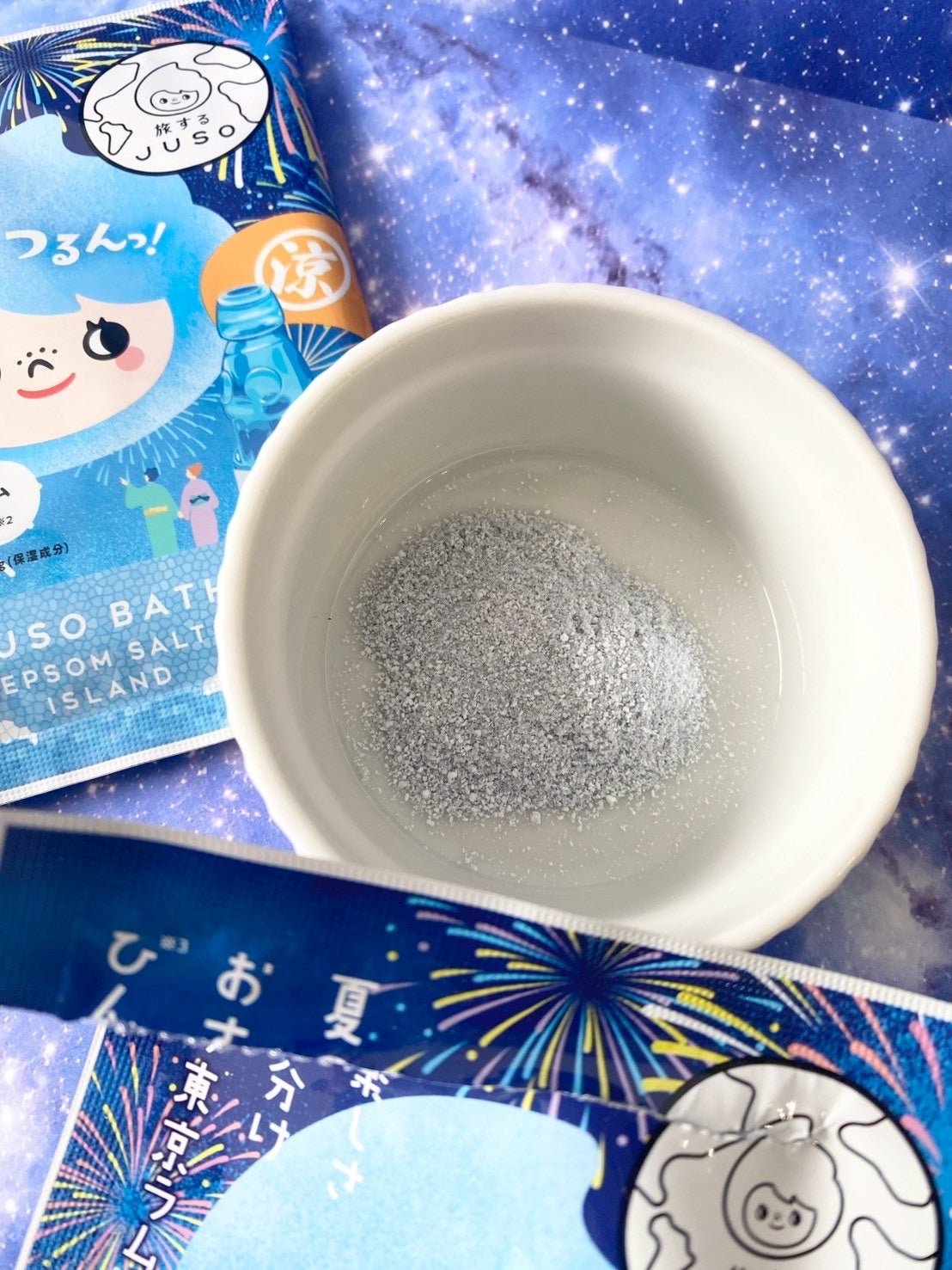 JUSO BATH POWDER/旅するJUSO/炭酸系入浴剤を使ったクチコミ(2枚目)