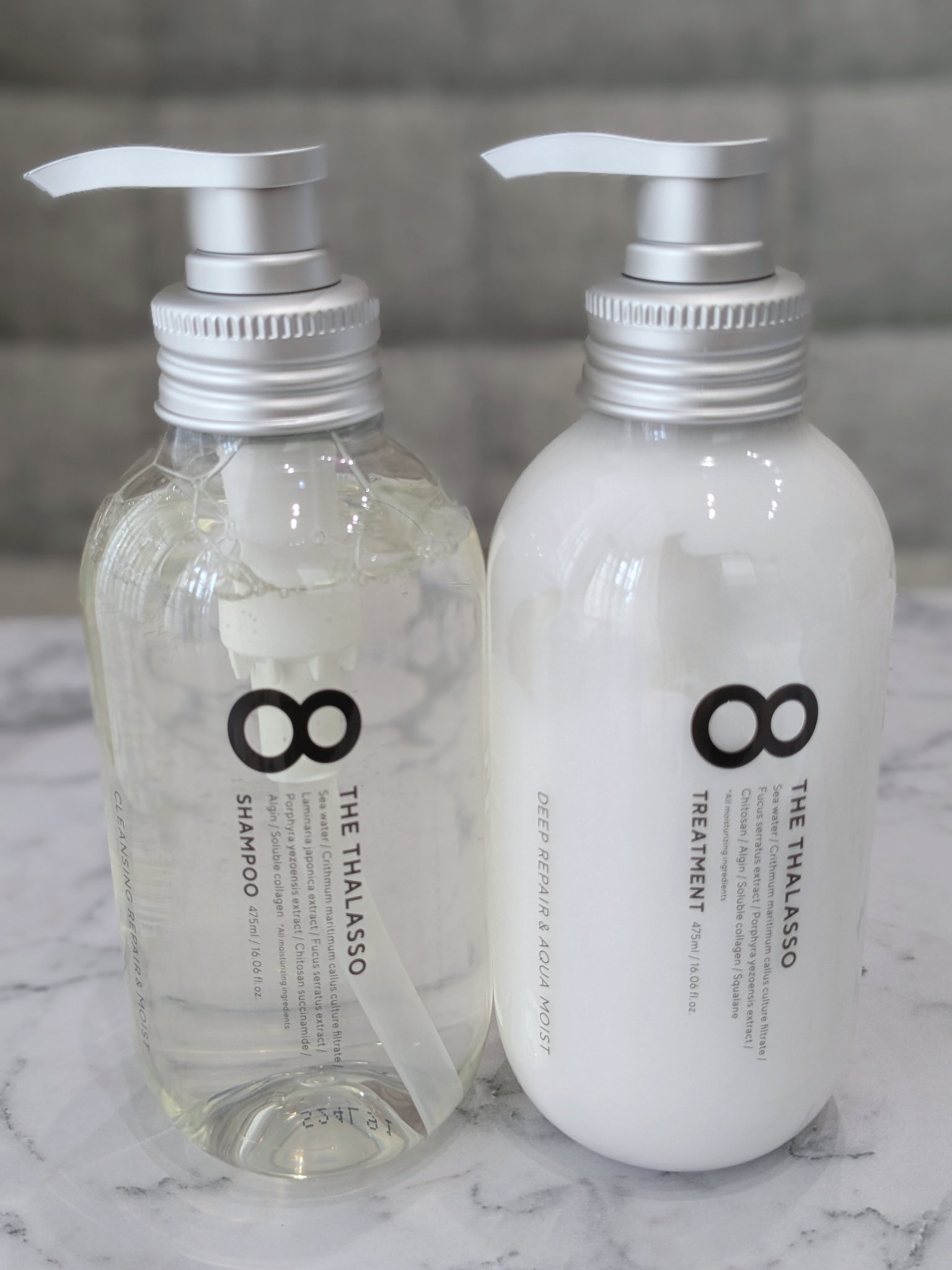 [旧商品]クレンジングリペア＆モイスト 美容液シャンプー／ディープリペア＆アクアモイスト 美容液トリートメント/エイトザタラソ/市販シャンプーを使ったクチコミ（1枚目）