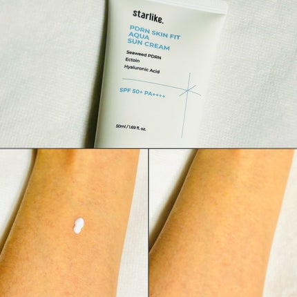 PDRNスキンフィットアクア 日焼け止め/STARLIKE/日焼け止めクリームを使ったクチコミ(3枚目)
