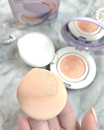 パンテノールバリアクッション/COSNORI/クッションファンデーションを使ったクチコミ(5枚目)