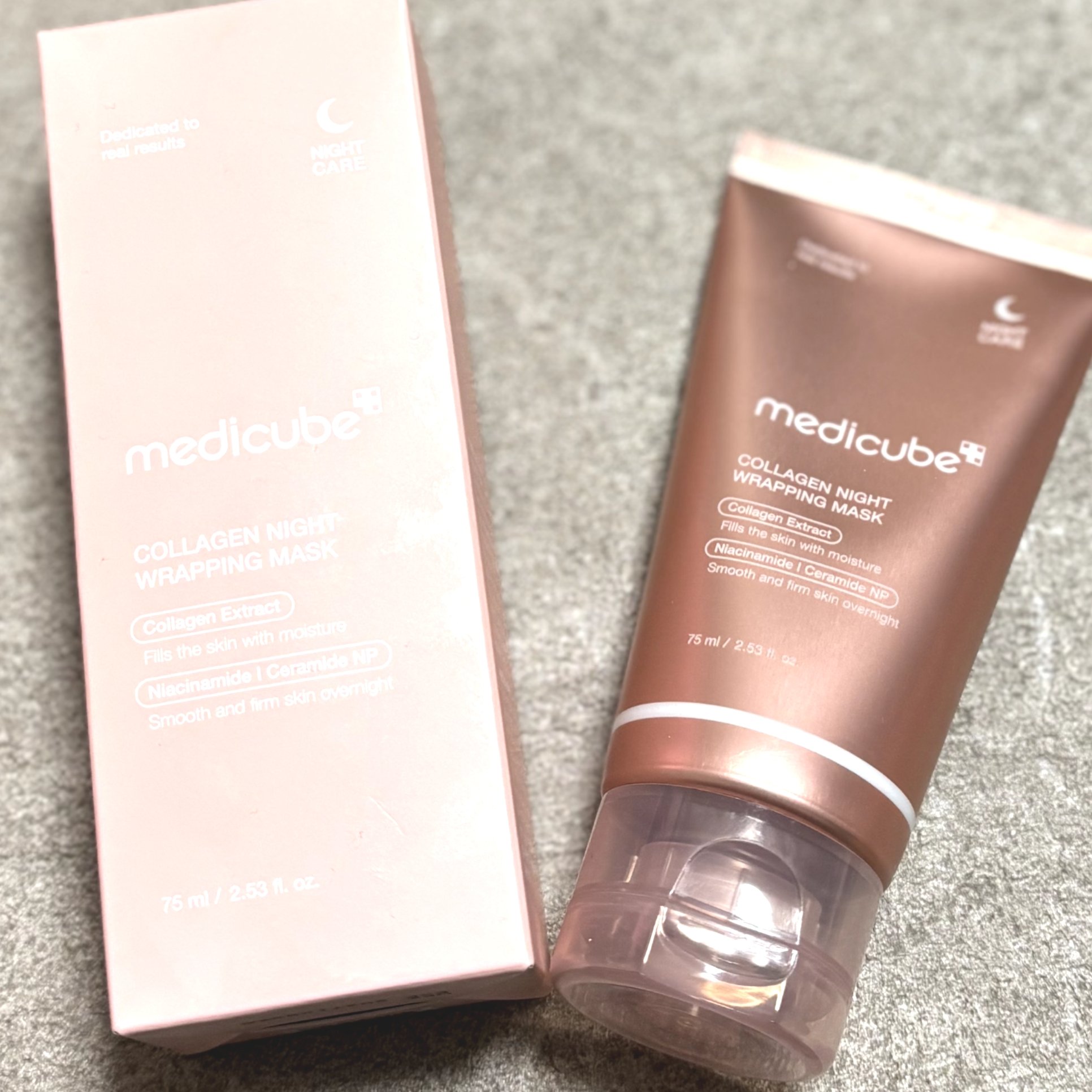 コラーゲンナイトラッピングマスク/MEDICUBE/洗い流すパック・マスクを使ったクチコミ（1枚目）
