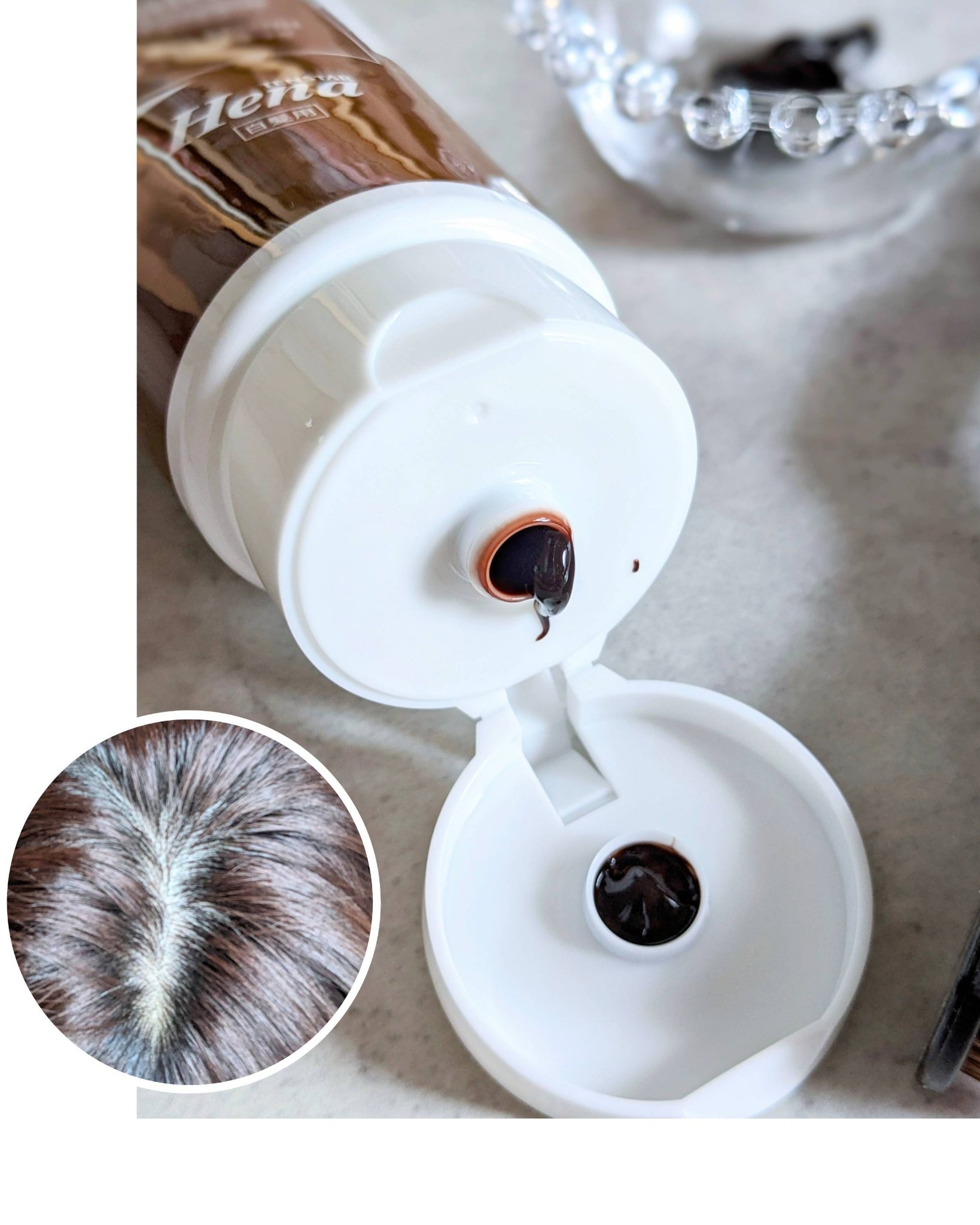 テンスターHenaプレミアム　カラートリートメント/テンスターHenaプレミアム/ヘアカラーを使ったクチコミ（2枚目）