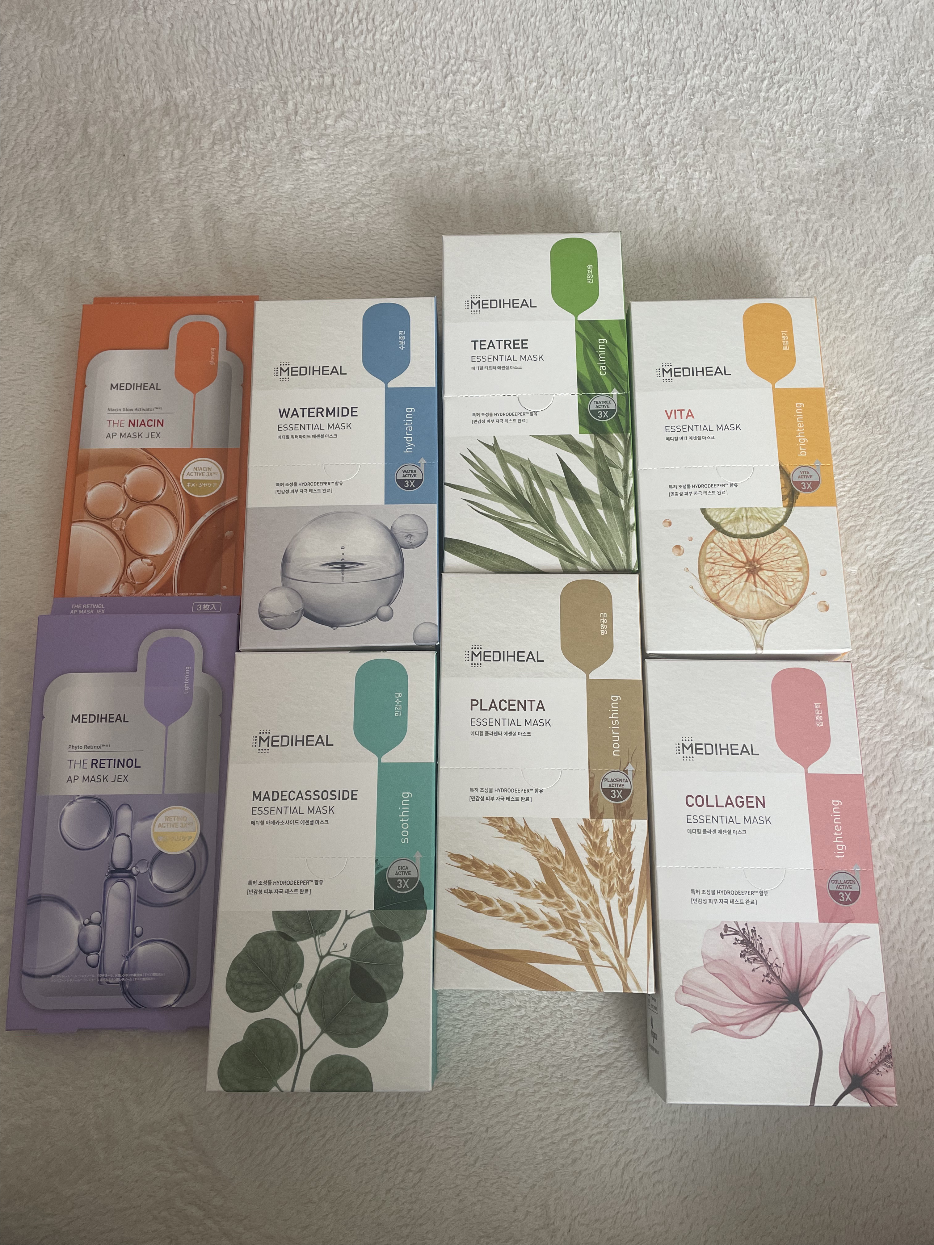 MEDIHEALのパック🥺💓💓
Qoo10メガ割で購入📦💡💡💡💡

肌の調子にあわせて使用できるから便利🤗

顔に赤みが出てるとき、ゆらいでるとき💦
白ニキビが出来たとき
赤ニキビが出来たとき

お肌はその日のメンタルや