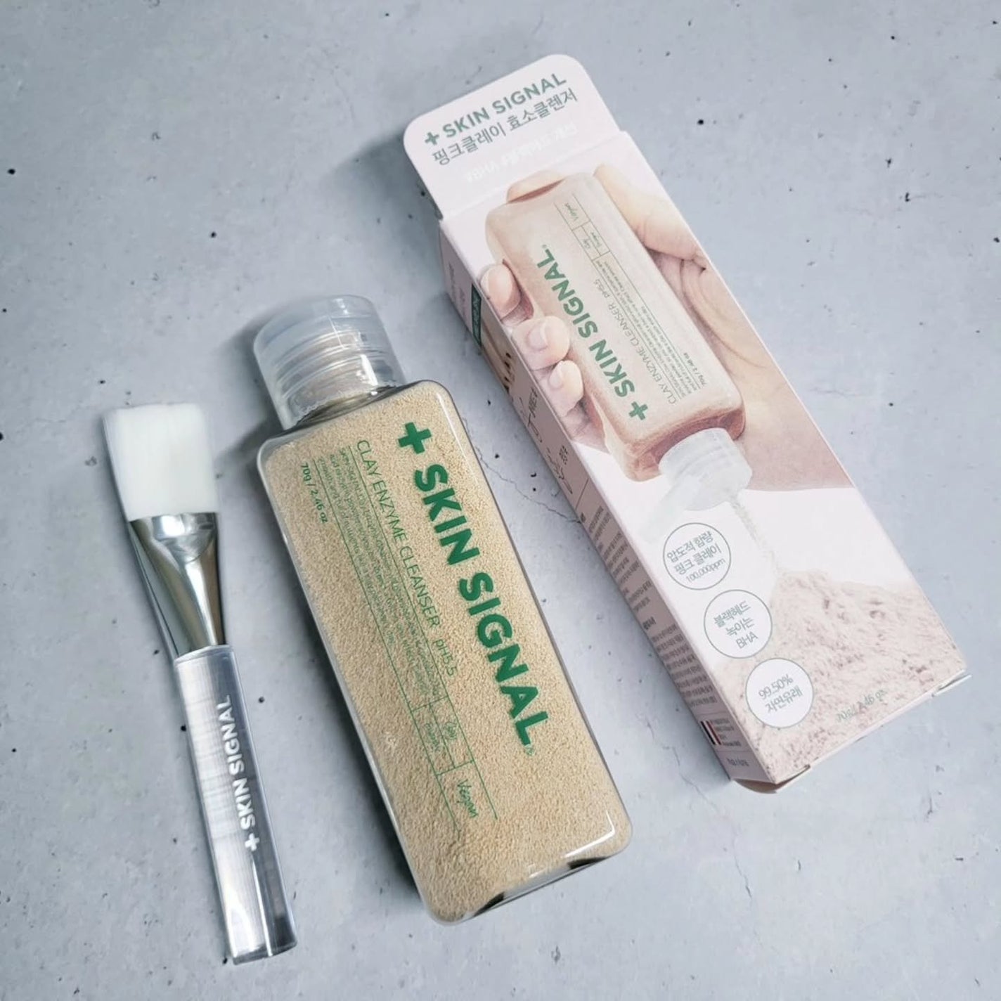 ピンククレイ酵素クレンザー/SKIN SIGNAL/洗顔パウダーを使ったクチコミ(1枚目)