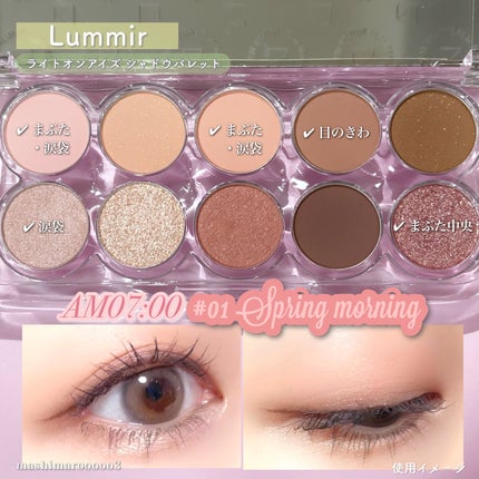 ライトオンアイズシャドウパレット/ルミル/アイシャドウパレットを使ったクチコミ(8枚目)