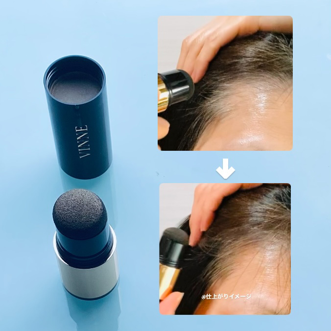 オールカバー パーフェクト ヘアクッション スティック/VINNE /ヘアカラーを使ったクチコミ（2枚目）