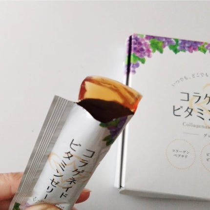 コラゲネイド ビタミンゼリー グレープ味/新田ゼラチンダイレクト/ゼリー飲料を使ったクチコミ(5枚目)